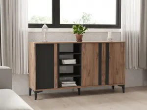 Kalune Design Súprava nábytku do obývačky Lacin borovica Atlantic/antracit