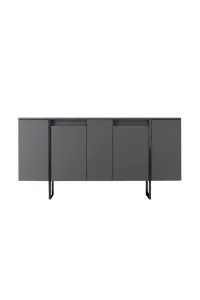 Living Room Furniture Set Luxe - Anthracite, Black