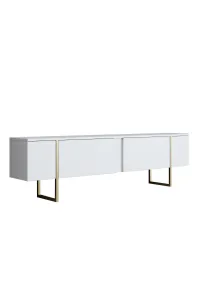 Living Room Furniture Set Luxe - White, Gold