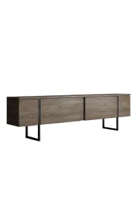 Kalune Design Sada nábytku do obývacího pokoje Luxe ořech/černá