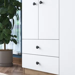 Kalune Design Šatní skříň BA 108 120 cm ořech/bílá
