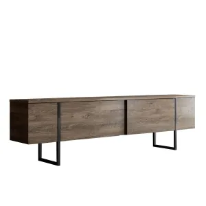 Kalune Design Súprava nábytku do obývacej izby Luxe orech/čierna II