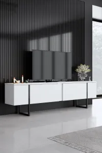 Living Room Furniture Set Luxe - White, Black