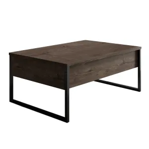 Kalune Design Súprava nábytku do obývacej izby Luxe orech/čierna II