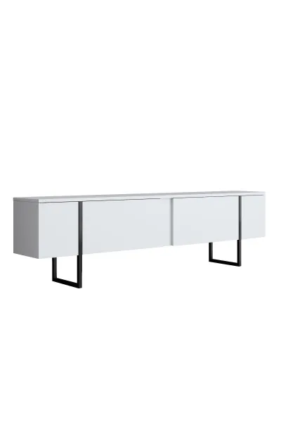 Living Room Furniture Set Luxe - White, Black