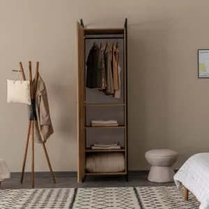 Kalune Design Šatní skříň Dynamic 64 cm borovice Atlantic/černá