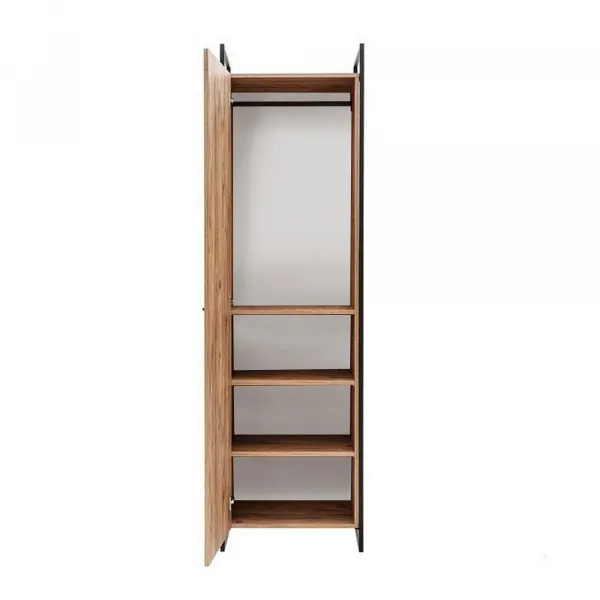 Kalune Design Šatní skříň Dynamic 64 cm borovice Atlantic/černá