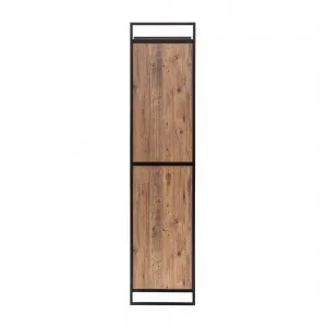 Kalune Design Šatní skříň Dynamic 64 cm borovice Atlantic/černá