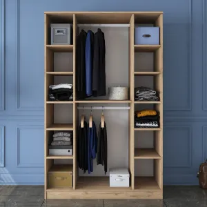 Kalune Design Šatní skříň BA 116 120 cm ořech/bílá
