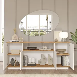 Kalune Design Sada nábytku do obývacího pokoje Fr 19 borovice Atlantic/bílá