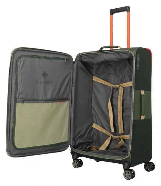 Veľký cestovný kufor Travelite Color Craze L Olive