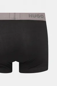 3PACK pánske boxerky HUGO čierne (50532611 009) M, trenky