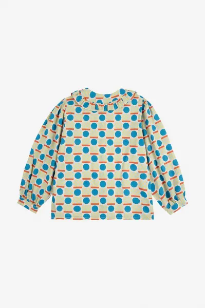 Detská bavlnená košeľa Bobo Choses Geometric Scacs