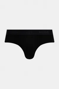 HUGO slipy pánske bavlnené s elastanom HIPBRIEF TRIPLETPACK 3-pak