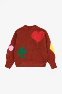 Detský sveter s prímesou vlny Bobo Choses Bobo Joker