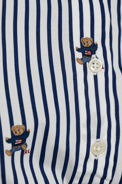 Dievčenské bavlnené šaty Polo Ralph Lauren