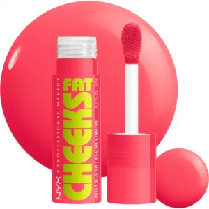 NYX Professional Makeup Fat Cheeks Juicy Blush tekutá lícenka odtieň 06 Bouncin Berry 8 ml