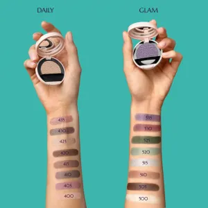 Collistar Impeccabile Compact Eyeshadow intenzívne očné tiene 515 Argento Shimmer 3 g