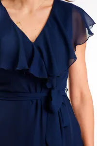 Dámske šaty Awama A574 Námornícka modrá
