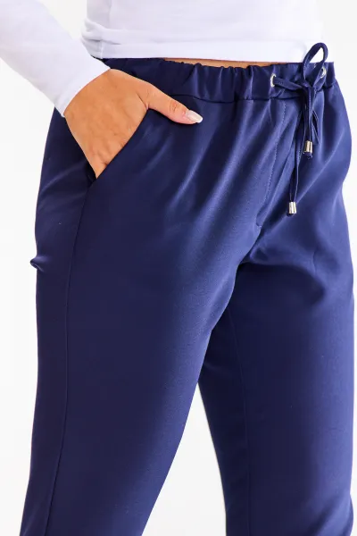 Awama Woman's Pants A600 Navy Blue
