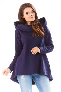 Awama Woman's Sweatshirt A200 Navy Blue