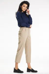 Awama Woman's Shirt A652 Navy Blue