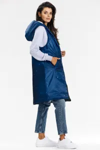 Awama Woman's Vest A683 Navy Blue