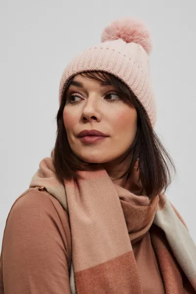Marisse Cap with a pompom