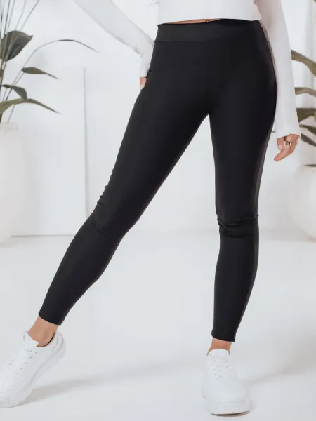 Dámske čierne push-up legíny