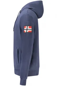 Pánska mikina s kapucňou na zips
