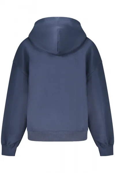 Modrá mikina s kapucňou