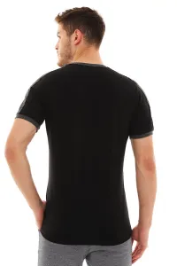 T8584 DEWBERRY MEN'S T-SHIRT-BLACK