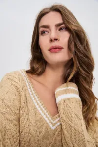 Marisse WOMEN'S SWEATER Z-SW-4828 BEIGE
