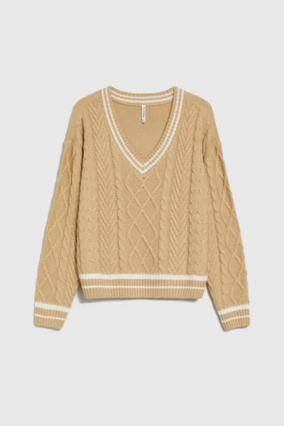 Marisse WOMEN'S SWEATER Z-SW-4828 BEIGE