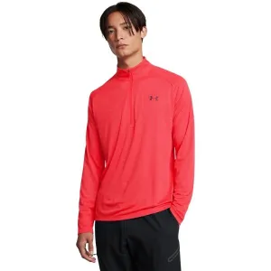Under Armour TECH TEXTURED Pánske tričko, červená, veľkosť M