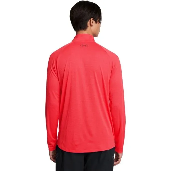 Under Armour TECH TEXTURED Pánske tričko, červená, veľkosť M