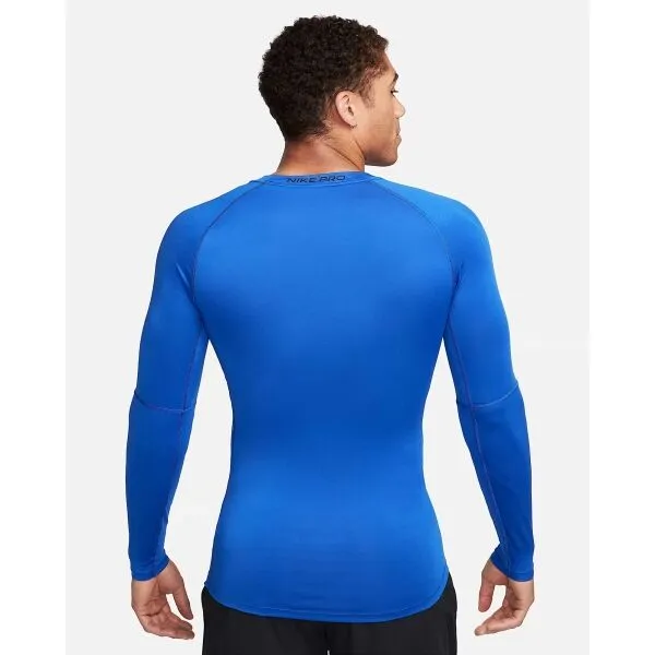 Nike DRI-FIT Pánske termo tričko, modrá, veľkosť