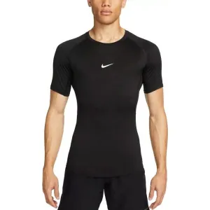 Nike M NP DF TIGHT TOP SS Pánske tréningové tričko, čierna, veľkosť