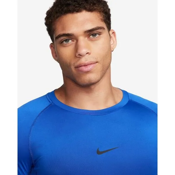 Nike DRI-FIT Pánske termo tričko, modrá, veľkosť