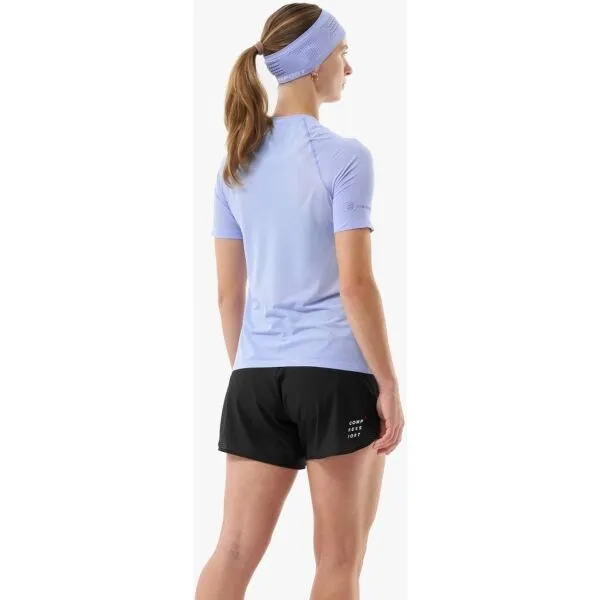 Compressport TRAIL RACING SS TSHIRT W Dámske bežecké tričko, modrá, veľkosť