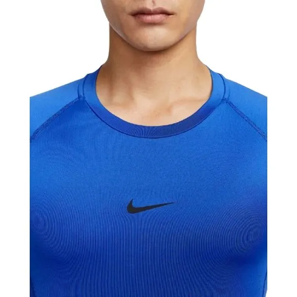 Nike M NP DF TIGHT TOP SS Pánske tréningové tričko, modrá, veľkosť
