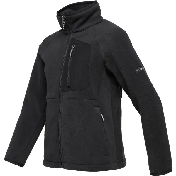 Columbia FAST TREK IV FLEECE FULL ZIP Chlapčenská mikina, čierna, veľkosť