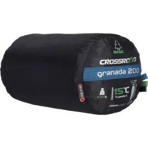 Crossroad GRANADA 200 Spací vak, tmavo modrá, veľkosť 200 cm - ľavy zips