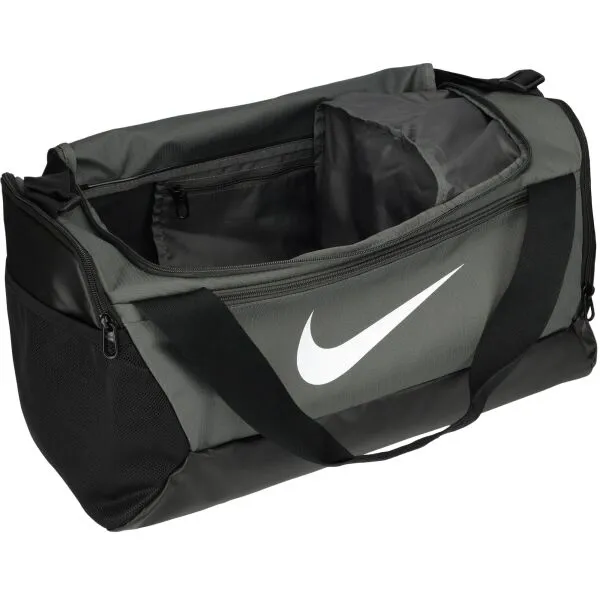 Nike BRASILIA S Športová taška, sivá, veľkosť