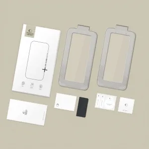 Tech-Protect Quick Set 2x ochranné sklo na iPhone 17, čierne
