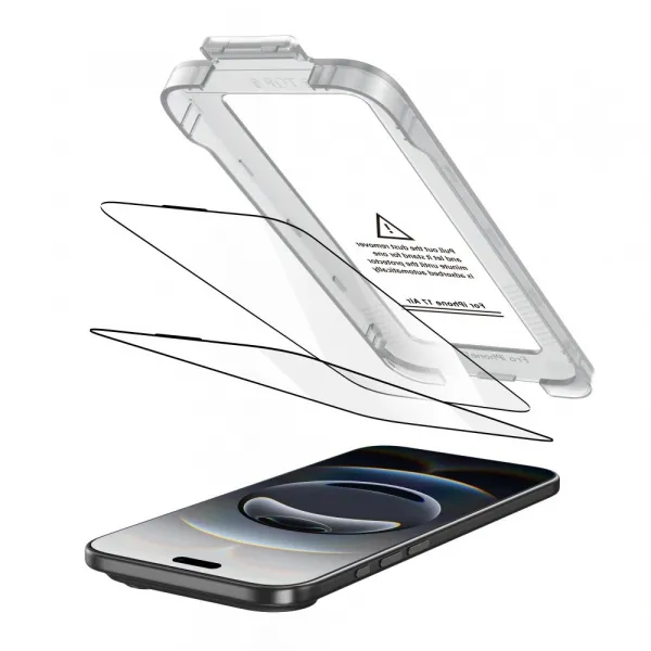 Tech-Protect Quick Set 2x ochranné sklo na iPhone 17 Air, čierne
