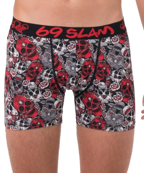 3PACK pánske boxerky 69SLAM hip bamboo (PABRST-BB) S, trenky