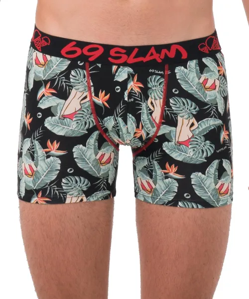 3PACK pánske boxerky 69SLAM hip bamboo (PABRST-BB) S, trenky