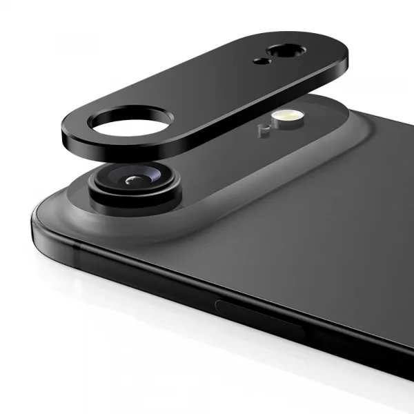Tech-Protect CamAlloy Fit ochranné sklo na kameru na iPhone 17 Air, čierne