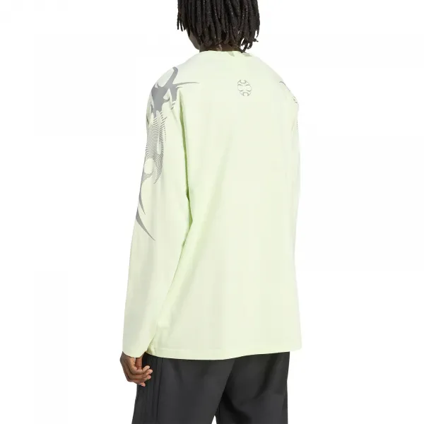 adidas Adilenium Season 4 Teamgeist Graphic Longsleeve Tee "Almost Lime" (KF8541)